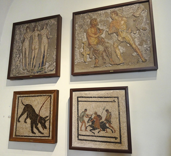 Mozaiki w Muzeum Archeologicznym w Neapolu