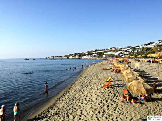 Plaża Citara na wyspie Ischia