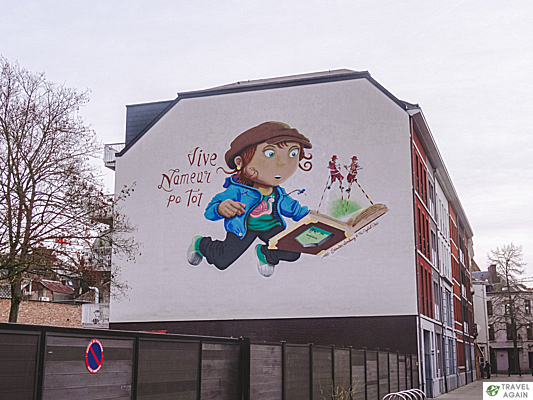 Namur - komiksowy mural