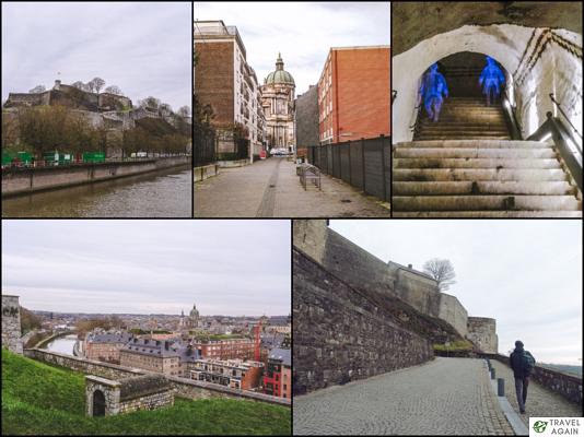 Namur - miasteczko, nad którym góruje cytadela