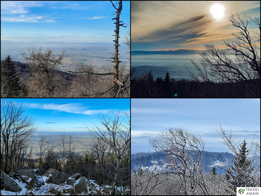 Widoki ze szczytu Ślęży